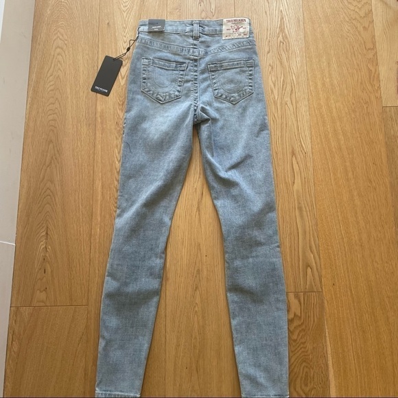NWT TRUE RELIGION JENNIE HIGH RISE  CURVY SKINNY JEANS-24 - Picture 11 of 13